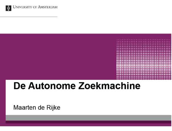 De Autonome Zoekmachine